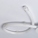 Люстра белого цвета с тремя изогнутыми светодиоидными плафонами Luke Lampco Tracer Lamp варинант исполнения - 8 | Loft Concept в Липецке