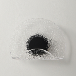 Бра из текстурированного прозрачного стекла с изогнутым краем Textured Glass  варинант исполнения - 4 | Loft Concept в Липецке