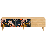 Длинная ТВ-тумба с принтом на ящиках Elise TV Stand варинант исполнения - 10 | Loft Concept в Липецке