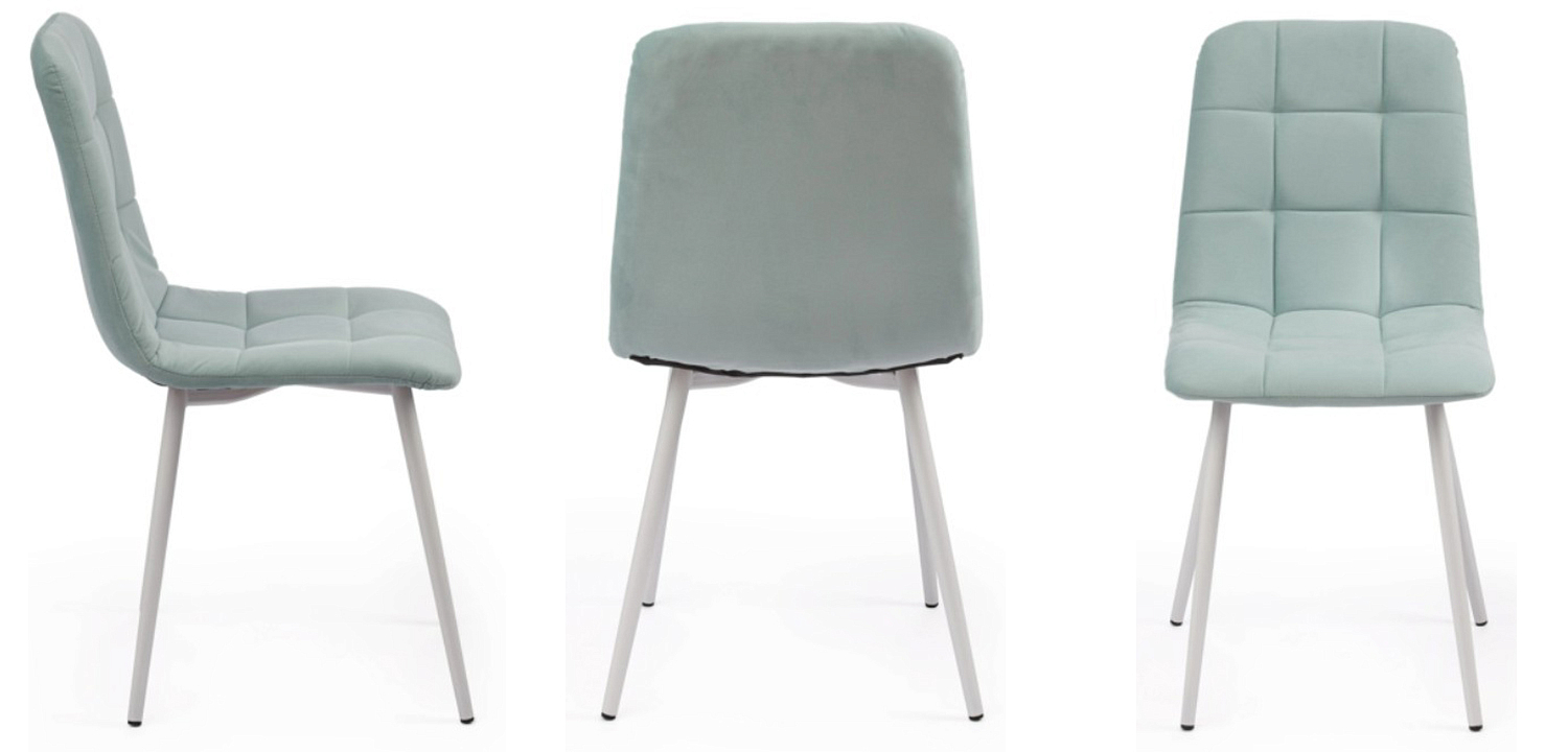 Стул Nancy Velour Light Blue Chair Стул Nancy Velour Light Blue Chair - Loft-Concept в Липецке