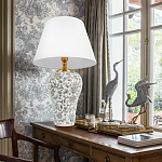 Настольная лампа с цветочной росписью Lamp Flower Painting варинант исполнения - 5 | Loft Concept в Липецке