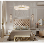 Бра с каскадом из прозрачного хрусталя и корпусом золотого цвета Constant Sparks варинант исполнения - 6 | Loft Concept в Липецке