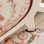 Полукресло из массива бука бежевое с растительным орнаментом Raffael Angel Beige Chair варинант исполнения - 6 | Loft Concept в Липецке