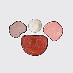 Сет из 4-х тарелок «QARTZITE» варинант исполнения - 1 | Loft Concept в Липецке