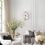 Бра с золотым основанием и 5-ю белыми шарообразными плафонами Bubble варинант исполнения - 4 | Loft Concept в Липецке