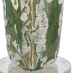 Настольная лампа керамическая с кремовым абажуром Scenic Column варинант исполнения - 2 | Loft Concept в Липецке