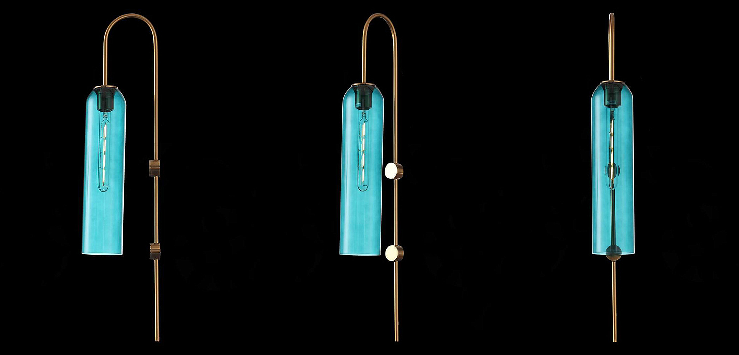 Бра ARTICOLO float Wall Sconce Blue Бра ARTICOLO float Wall Sconce Blue - Loft-Concept в Липецке