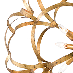 Люстра круглая в виде объёмного цветка Golden Flower Sphere варинант исполнения - 1 | Loft Concept в Липецке