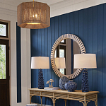 Настольная лампа с корпусом из цветков колокольчика Cascade of Blue Flowers варинант исполнения - 3 | Loft Concept в Липецке