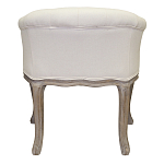 Кресло низкое в стиле прованс Бежевый Лен Louis French Armchair  варинант исполнения - 2 | Loft Concept в Липецке