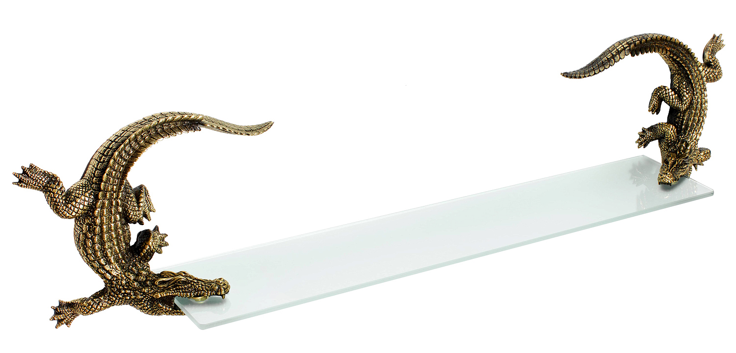 Полка для ванной Bronze Crocodiles Полка для ванной Bronze Crocodiles - Loft-Concept в Липецке