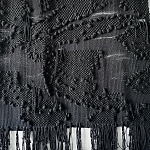 Гобелен из шерсти мериноса с узелками Ночь  варинант исполнения - 1 | Loft Concept в Липецке