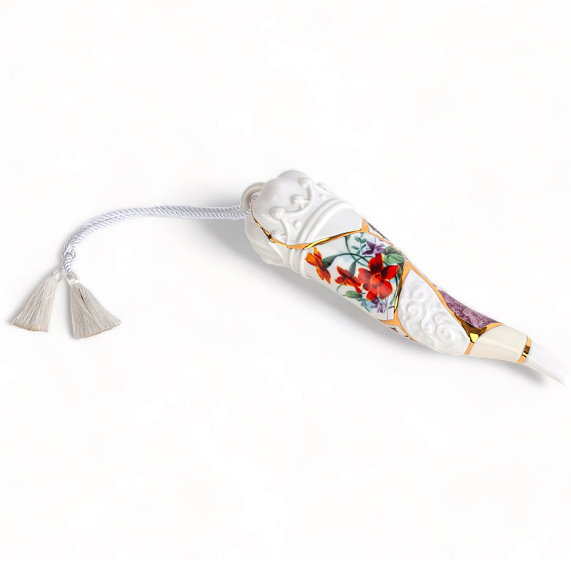 Статуэтка Seletti Lucky Horn Белый Золотой Мульти Статуэтка Seletti Lucky Horn Белый Золотой Мульти в Липецке | Loft Concept