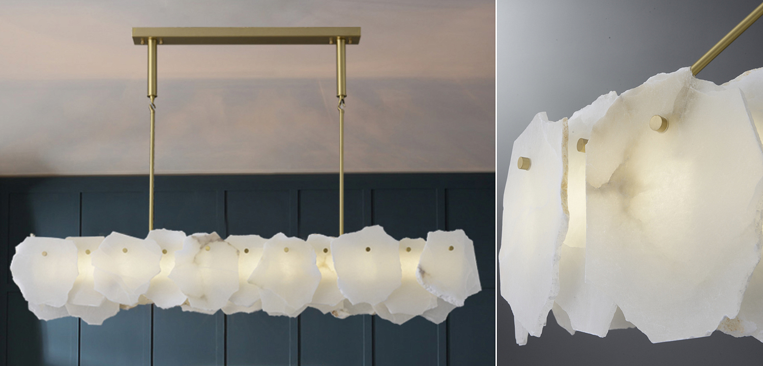 Люстра Lucretia Marble Rectangular Chandelier Люстра Lucretia Marble Rectangular Chandelier - Loft-Concept в Липецке