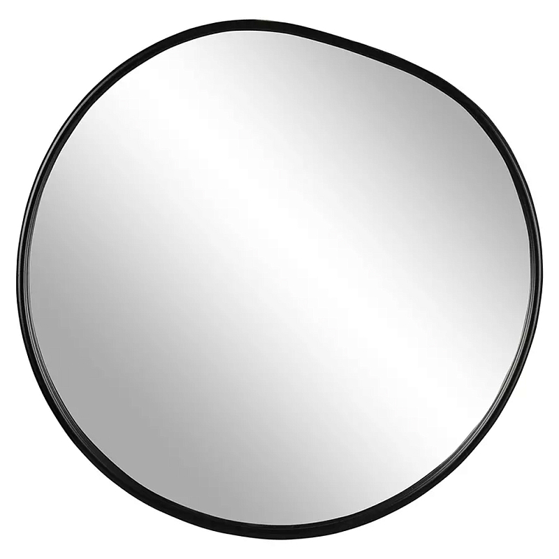 Зеркало круглое с асимметрией Light Reflection Черный Зеркало круглое с асимметрией Light Reflection Черный в Липецке | Loft Concept
