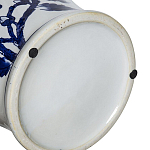 Ваза с крышкой и синим цветочным узором Blue & White Ornament  варинант исполнения - 4 | Loft Concept в Липецке