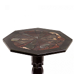 Кофейный стол из натуральных камней Змеевик и Яшма Natural Stone Tables варинант исполнения - 12 | Loft Concept в Липецке