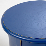 Синяя тумба на фигурных ножках Shelby варинант исполнения - 4 | Loft Concept в Липецке