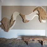 Декор настенный в Эко стиле Малибу wall panel Malibu Abstraction варинант исполнения - 1 | Loft Concept в Липецке