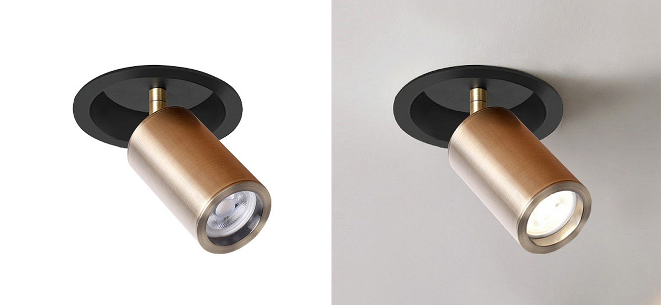 Встраиваемый поворотный спот Modern Spot Brass Встраиваемый поворотный спот Modern Spot Brass - Loft-Concept в Липецке