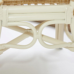 Комплект обеденный из ротанга Eloise grand white варинант исполнения - 10 | Loft Concept в Липецке