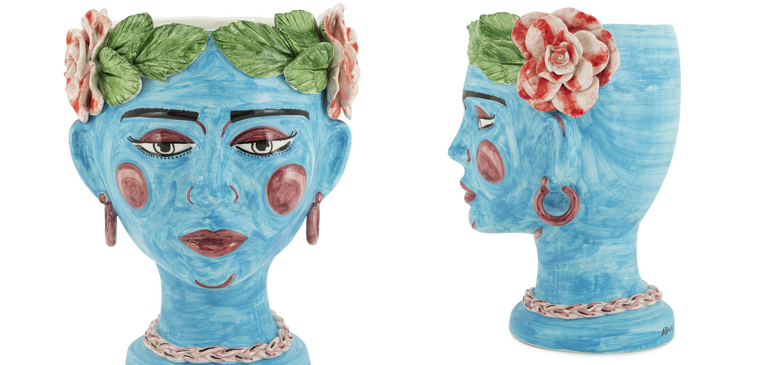 Ваза VASE HEAD SELVA COLOR Light blue Ваза VASE HEAD SELVA COLOR Light blue - Loft-Concept в Липецке