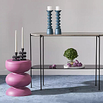 Подсвечник фигурный голубой Bright Accent 33 см варинант исполнения - 3 | Loft Concept в Липецке