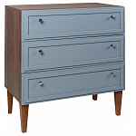 Комод серый из массива бука с 3-мя ящиками Wenge Light варинант исполнения - 1 | Loft Concept в Липецке