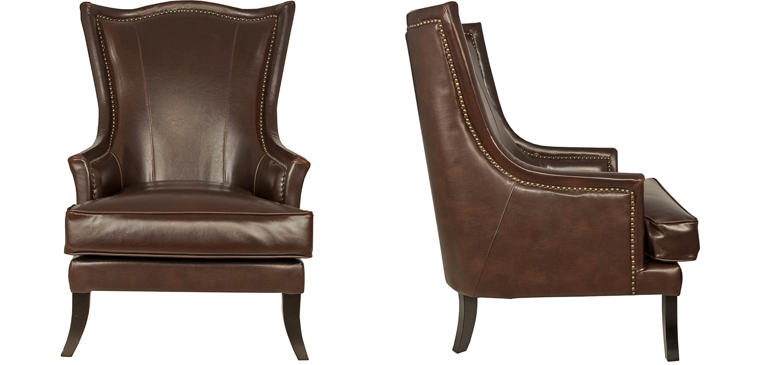 Кресло Gregoir Armchair натуральная кожа Кресло Gregoir Armchair натуральная кожа - Loft-Concept в Липецке