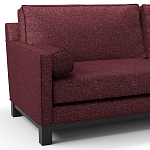 Мебельная ткань Шенилл бордовый цвет 138 см T4-38 варинант исполнения - 6 | Loft Concept в Липецке