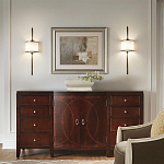 Бра вертикальное с белым полукруглым плафоном и длинным стержнем S Kichler варинант исполнения - 15 | Loft Concept в Липецке