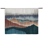 Современное Панно на стену из нитей Mountains at Sunset Горы на Закате  варинант исполнения - 2 | Loft Concept в Липецке