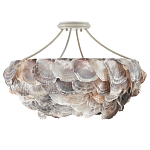 Потолочный светильник с каскадным абажуром из ракушек Sea Ravens варинант исполнения - 3 | Loft Concept в Липецке