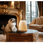 Настольная лампа в форме трапеции из натурального камня Soft Glow of Stone варинант исполнения - 5 | Loft Concept в Липецке