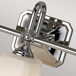 Бра для ванных комнат с квадратными матовыми плафонами на основании цвета хром Feiss варинант исполнения - 7 | Loft Concept в Липецке