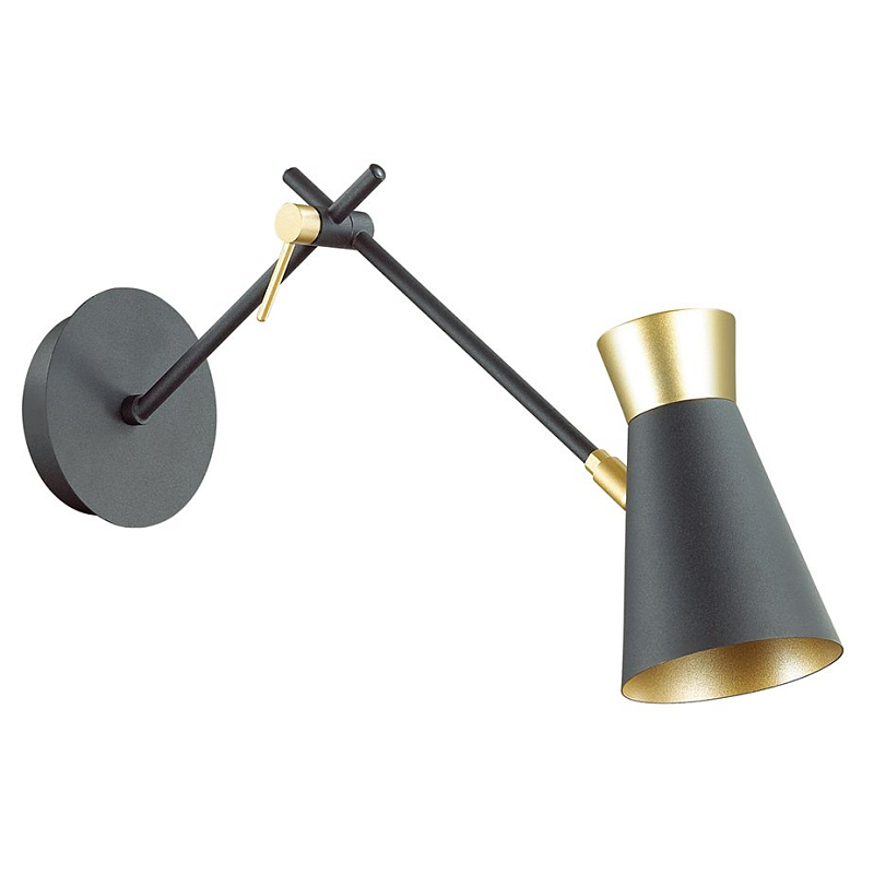 Бра Gold Secret Sconces Золотой Черный Бра Gold Secret Sconces Золотой Черный в Липецке | Loft Concept