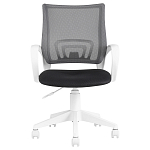 Офисное кресло с основанием из белого пластика Desk chairs Black варинант исполнения - 2 | Loft Concept в Липецке