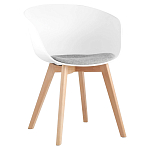 Стул из пластика с мягким сиденьем Eames варинант исполнения - 1 | Loft Concept в Липецке