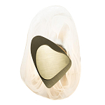 Бра овальное из стекла с золотым элементом Flow Texture  варинант исполнения - 4 | Loft Concept в Липецке