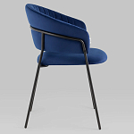 Стул в велюре синего цвета Horizon варинант исполнения - 2 | Loft Concept в Липецке