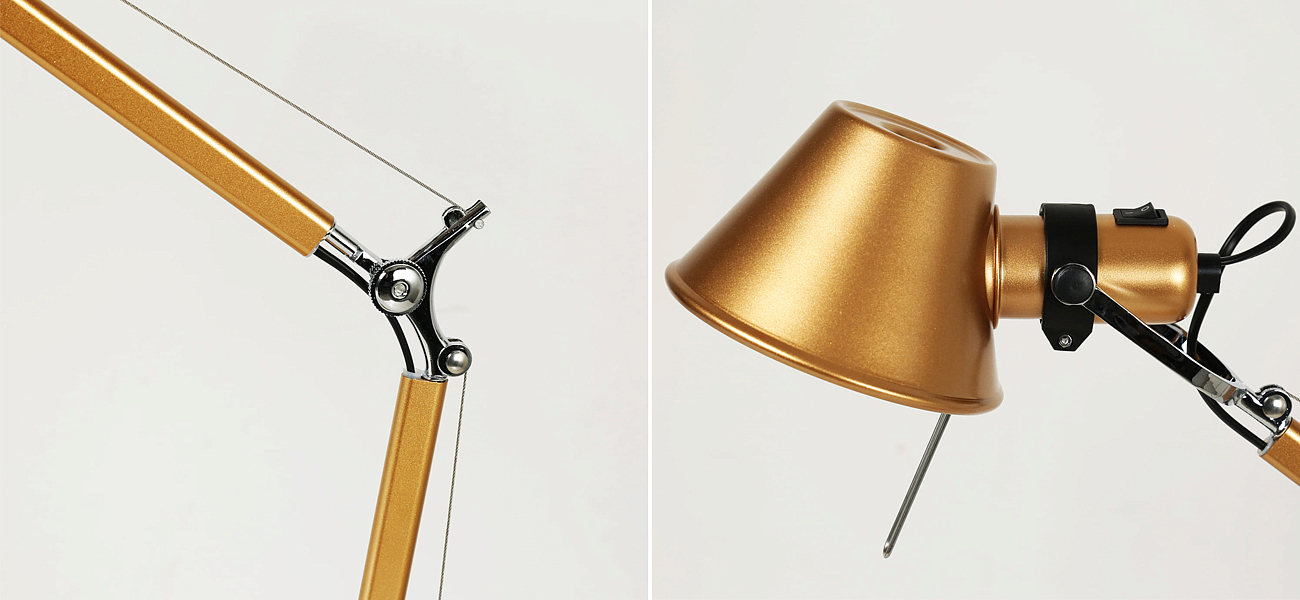 Настольная лампа золотого цвета Artemide Настольная лампа золотого цвета Artemide - Loft-Concept в Липецке