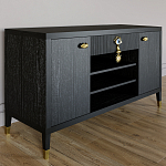 Комод-буфет Elsa Dreams Black с открытыми полками   варинант исполнения - 2 | Loft Concept в Липецке