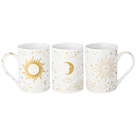 Кружка из фарфора с рисунком звезд и созвездий 300 мл Porcelain Astronomy Collection варинант исполнения - 1 | Loft Concept в Липецке