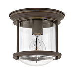 Потолочный светильник для ванных комнат со стеклянным плафоном и одной лампой Hinkley варинант исполнения - 8 | Loft Concept в Липецке