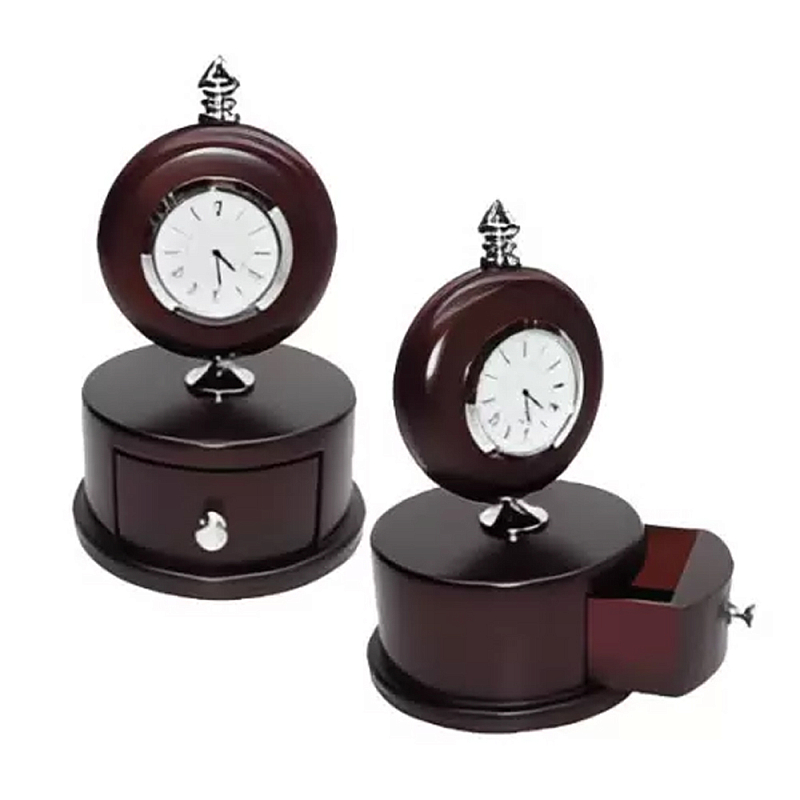 Часы настольные интерьерные Time Forward Коричневый Часы настольные интерьерные Time Forward Коричневый в Липецке | Loft Concept