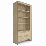  Стеллаж 2 ящика 4 открытые полки Flowchart 90 см варинант исполнения - 2 | Loft Concept в Липецке