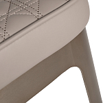 Стул барный светло-серый из экокожи Spectacular High Bar Stool варинант исполнения - 5 | Loft Concept в Липецке