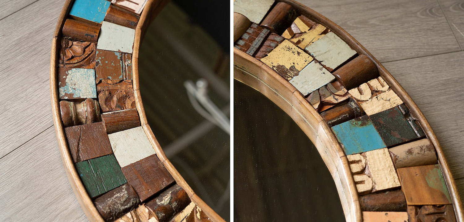 Зеркало Antique Wood Mirror Зеркало Antique Wood Mirror - Loft-Concept в Липецке