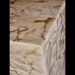 Торшер прямоугольный из натурального камня Calcite Geometry варинант исполнения - 10 | Loft Concept в Липецке