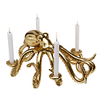 Большой Подсвечник золотой Осьминог Gold Octopus Candlestick  варинант исполнения - 1 | Loft Concept в Липецке